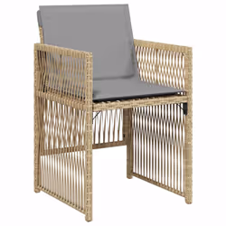VidaXL 364972 chaise d'extérieur Terrace Siège rembourré Polyuréthane, Acier Gris - Vue supplémentaire 4