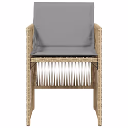 VidaXL 364972 chaise d'extérieur Terrace Siège rembourré Polyuréthane, Acier Gris - Vue supplémentaire 5