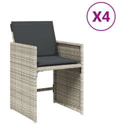 VidaXL 364988 chaise d'extérieur Terrace Siège rembourré Polyuréthane, Acier Anthracite