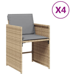 VidaXL 364989 chaise d'extérieur Terrace Siège rembourré Polyuréthane, Acier Gris