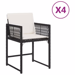VidaXL 365017, Terrace, Siège rembourré, Polyuréthane, Acier, Crème, Blanc, 110 kg, 505 mm