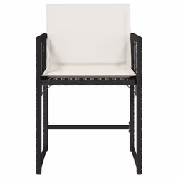 VidaXL 365017 chaise d'extérieur Terrace Siège rembourré Polyuréthane, Acier Crème, Blanc - Vue supplémentaire 5