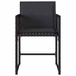 VidaXL 365018 chaise d'extérieur Terrace Siège rembourré Polyuréthane, Acier Noir - Vue supplémentaire 5