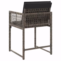 VidaXL 365019 chaise d'extérieur Terrace Siège rembourré Polyuréthane, Acier Gris - Vue supplémentaire 7