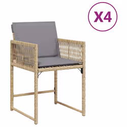 VidaXL 365023, Terrace, Siège rembourré, Polyuréthane, Acier, Gris, 110 kg, 505 mm