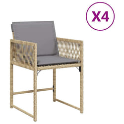 VidaXL 365023 chaise d'extérieur Terrace Siège rembourré Polyuréthane, Acier Gris
