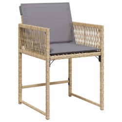 VidaXL 365023 chaise d'extérieur Terrace Siège rembourré Polyuréthane, Acier Gris - Vue supplémentaire 4