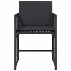 VidaXL 365035 chaise d'extérieur Terrace Siège rembourré Polyuréthane, Acier Noir - Vue supplémentaire 5