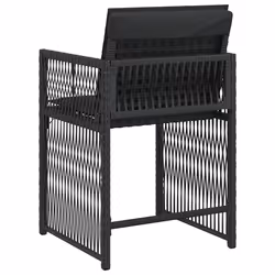 VidaXL 365035 chaise d'extérieur Terrace Siège rembourré Polyuréthane, Acier Noir - Vue supplémentaire 7