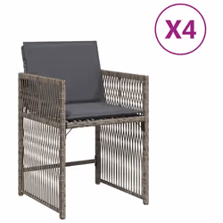 VidaXL 365036, Terrace, Siège rembourré, Polyuréthane, Acier, Gris, 110 kg, 505 mm