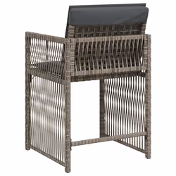 VidaXL 365036 chaise d'extérieur Terrace Siège rembourré Polyuréthane, Acier Gris - Vue supplémentaire 7