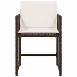 VidaXL 365037 chaise d'extérieur Terrace Siège rembourré Polyuréthane, Acier Crème, Blanc - Vue supplémentaire 5