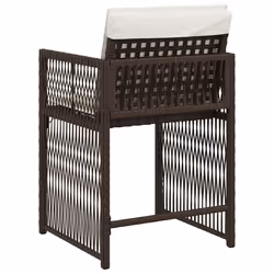 VidaXL 365037 chaise d'extérieur Terrace Siège rembourré Polyuréthane, Acier Crème, Blanc - Vue supplémentaire 7