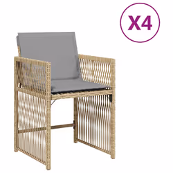 VidaXL 365040, Terrace, Siège rembourré, Polyuréthane, Acier, Gris, 110 kg, 505 mm