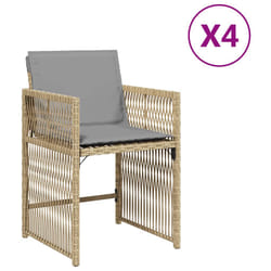 VidaXL 365040 chaise d'extérieur Terrace Siège rembourré Polyuréthane, Acier Gris