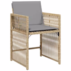 VidaXL 365040 chaise d'extérieur Terrace Siège rembourré Polyuréthane, Acier Gris - Vue supplémentaire 4