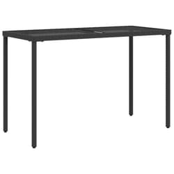 VidaXL 365072 table de jardin Noir