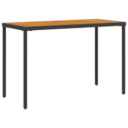 VidaXL 365077 table de jardin Noir