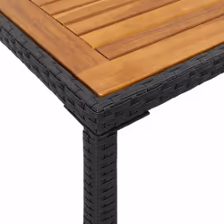 VidaXL 365077 table de jardin Noir - Vue supplémentaire 8