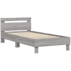 Vidaxl - Cadre de lit sans matelas avec tête de lit 100x200 cm
