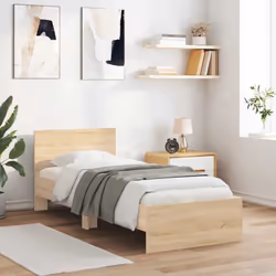 Obtenez une meilleure nuit de sommeil reposante grâce à ce cadre de lit avec tête de lit ! Il est un supplément accueillant à ...