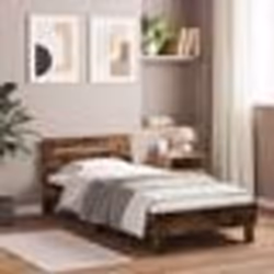 vidaXL Cadre de lit sans matelas avec lumières LED 100x200 cm - 100 x 200 cm