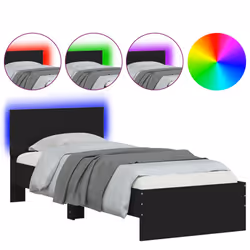 VidaXL 838807, Noir, 950 mm, 2,03 m, 700 mm, 900 x 2000 mm, 1 pièce(s)