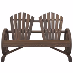 VidaXL 365096 banc de jardin Bois - Vue supplémentaire 4
