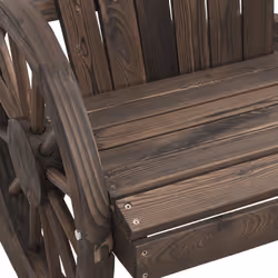 VidaXL 365096 banc de jardin Bois - Vue supplémentaire 8