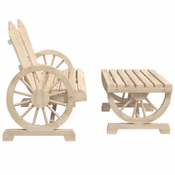 VidaXL 365097 banc de jardin Bois - Vue supplémentaire 4
