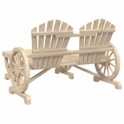 VidaXL 365097 banc de jardin Bois - Vue supplémentaire 5