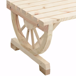 VidaXL 365097 banc de jardin Bois - Vue supplémentaire 6