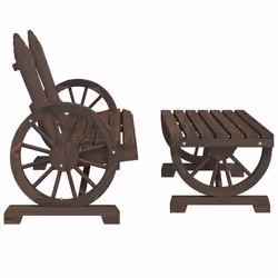 VidaXL 365098 banc de jardin Bois - Vue supplémentaire 4