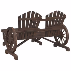 VidaXL 365098 banc de jardin Bois - Vue supplémentaire 5