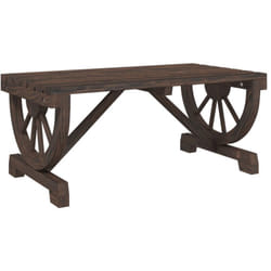 Table basse de jardin 90x50x40 cm bois de sapin massif vidaXL