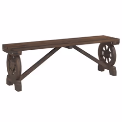 VidaXL 365112, Terrace, Siège rembourré, Bois de pin, 110 kg, 1150 mm, 280 mm