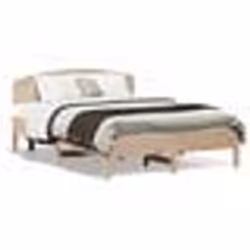 vidaXL Cadre de lit sans matelas 140x190 cm bois de pin massif - 140 x 190 cm