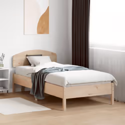 Profitez d'une bonne nuit de sommeil dans ce cadre de lit en bois ! Il sera un supplément pratique et décoratif à votre intér ...