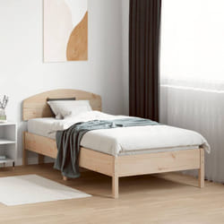 Vidaxl - Cadre de lit sans matelas 90x190 cm bois de pin massif