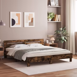 Obtenez une meilleure nuit de sommeil reposante grâce à ce cadre de lit avec LED ! Il est un supplément accueillant à toute c ...