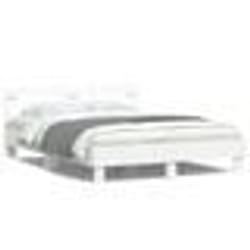 vidaXL Cadre de lit avec LED sans matelas blanc 150x200 cm - 150 x 200 cm