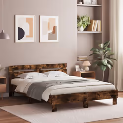Obtenez une meilleure nuit de sommeil reposante grâce à ce cadre de lit avec LED ! Il est un supplément accueillant à toute c ...