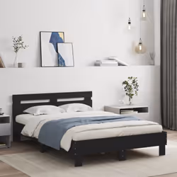 Obtenez une meilleure nuit de sommeil reposante grâce à ce cadre de lit avec LED ! Il est un supplément accueillant à toute c ...