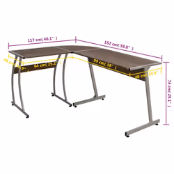 VidaXL 375955 bureau - Vue supplémentaire 7