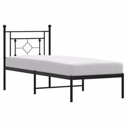 VidaXL 374330, Noir, 850 mm, 2,07 m, 970 mm, 800 x 2000 mm, 26 cm