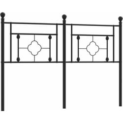 Tête de lit métal noir 140 cm Vidaxl
