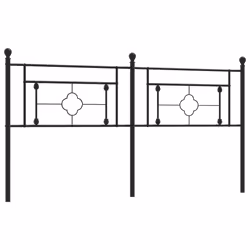 VidaXL 374375, Noir, Acier, 180 cm, 1870 mm, 97 cm, 30 mm