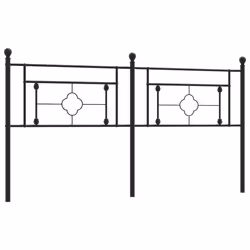 VidaXL 374376, Noir, Acier, 193 cm, 1980 mm, 97 cm, 30 mm