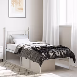 Si vous recherchez un cadre de lit robuste pour votre chambre à coucher, ce cadre de lit classique au design élégant et intem ...