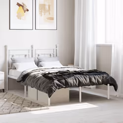 Si vous recherchez un cadre de lit robuste pour votre chambre à coucher, ce cadre de lit classique au design élégant et intem ...
